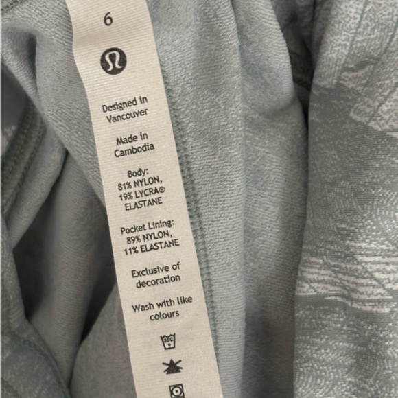 Lululemon Swift Speed High-Rise Crop 21" size 6 - Picture 5 of 10